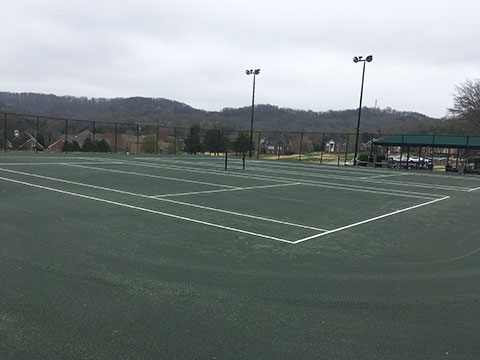 Installed Tennis Courts